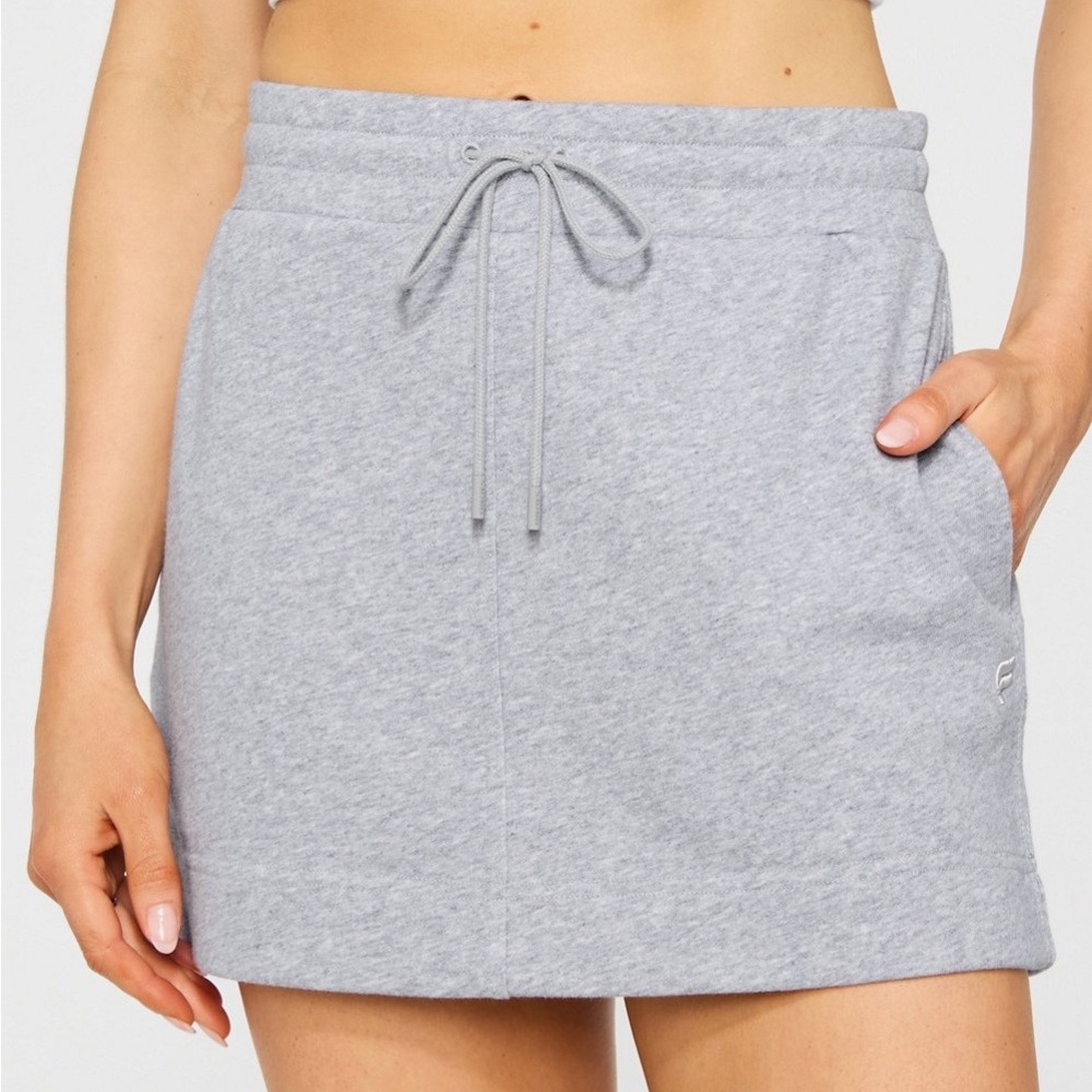 Fabletics Gray Terry Skirt XXL-1X